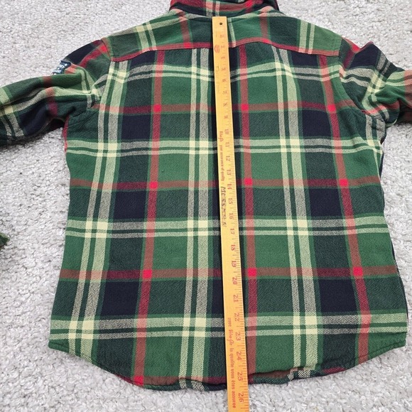 Polo Ralph Lauren Men M Plaid Mt Whitney Hoodie RLPC Crest Waffle Outdoor Jacket - Picture 9 of 11